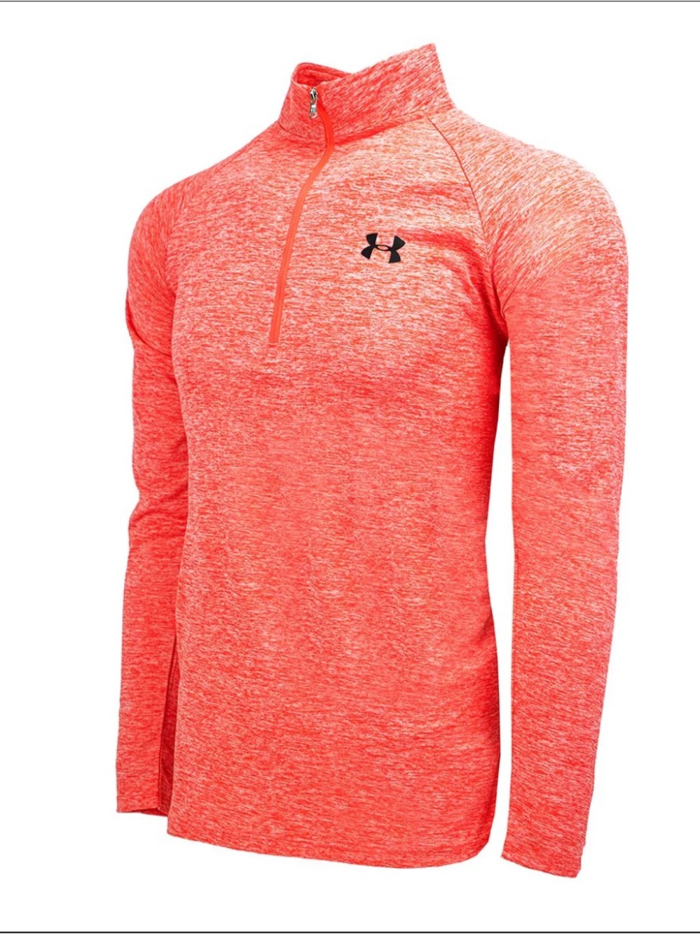 Under Armour Coral Space-Dye 1/2 Zip Long Sleeve Top